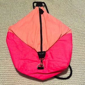 Victoria's Secret Canvas Pink and Orange Bag
